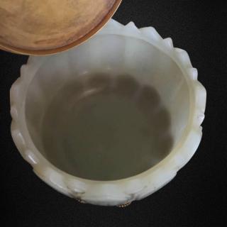 国玄艺术:乾隆款臻品包金玉钵诚寻有缘人